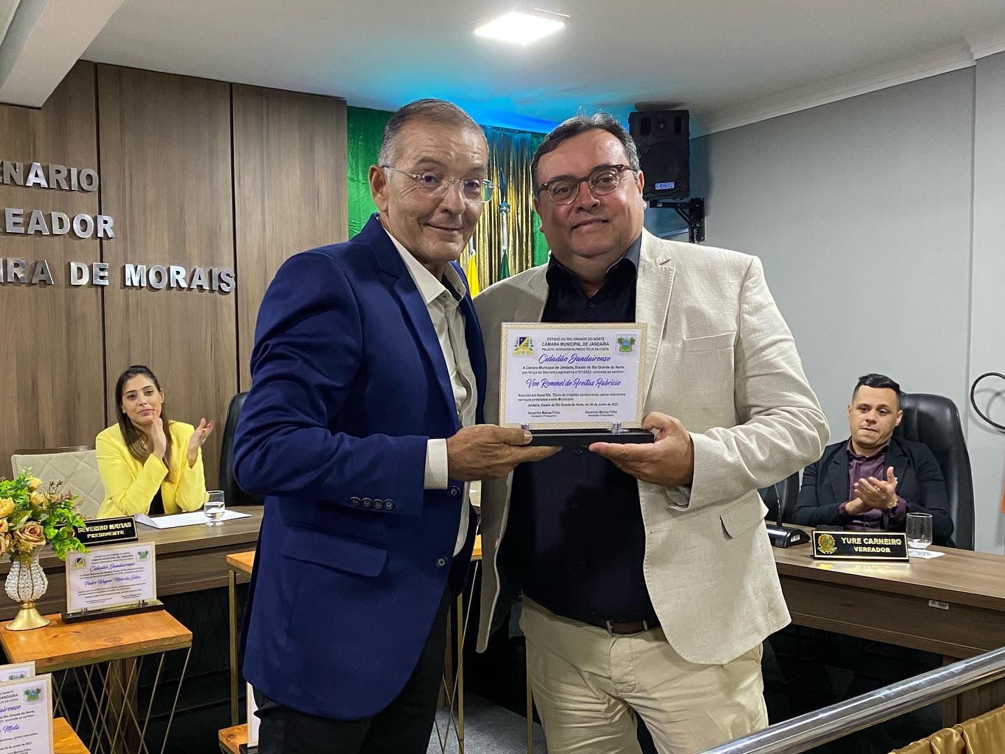 Títulos Honorários de Cidadão Jandairense